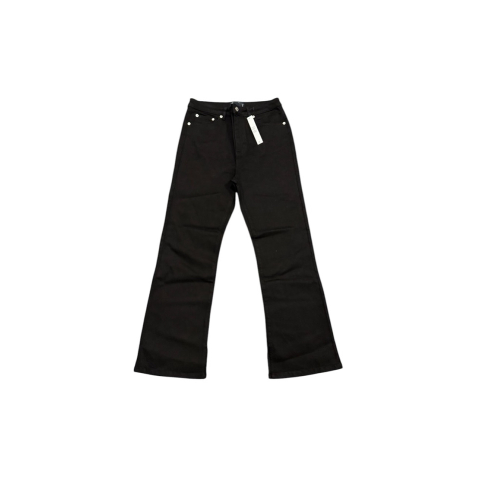 NWT ASOS DESIGN Women’s Black Wide Leg Pants Size 30/28P - Picture 2 of 7